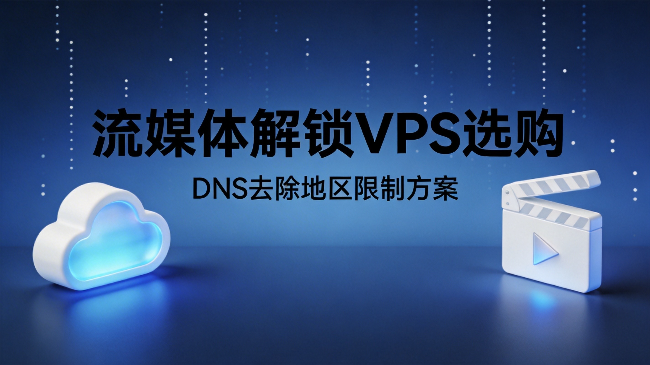 流媒体解锁VPS选购：DNS去除地区限制方案