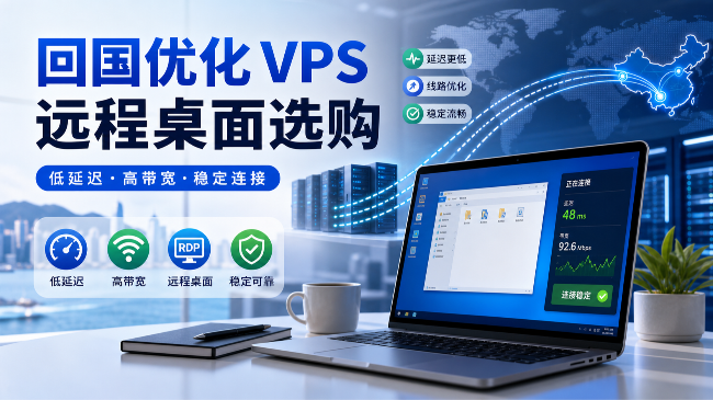 2026年回国优化VPS远程桌面选购：RDP、低延迟与Windows VPS怎么选